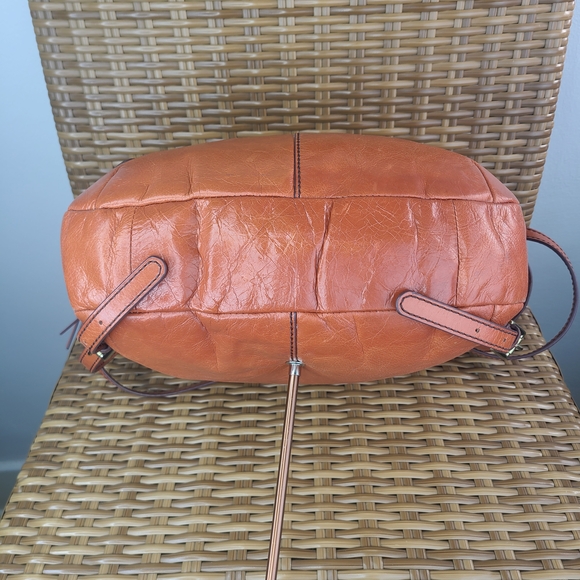 HOBO Orange Leather Hobo Bag - Picture 8 of 16